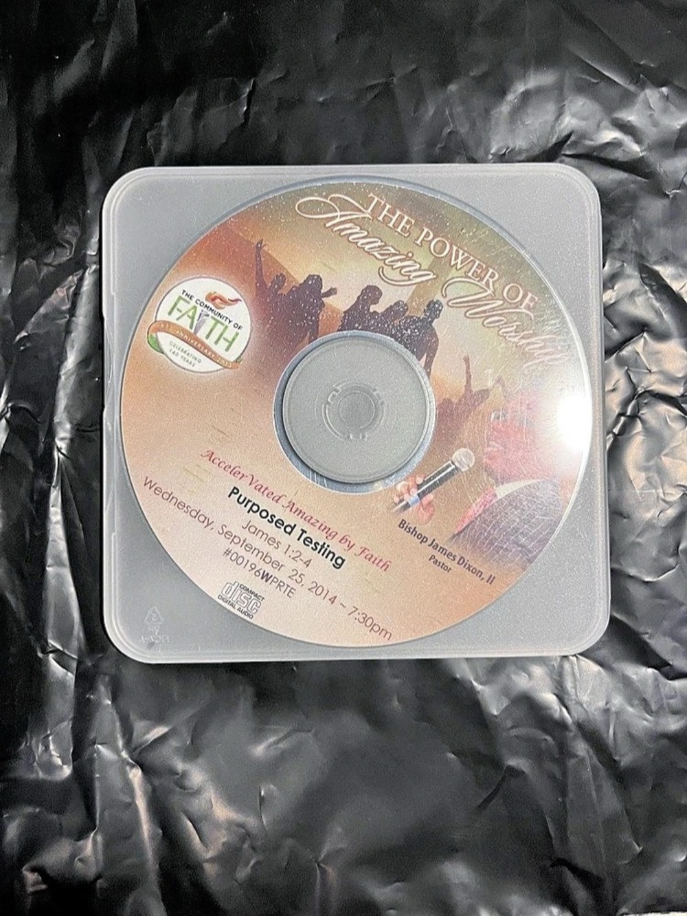 Music CD in Orange & Green